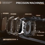 S SHELLBOX Silicone Band Translucent IP68 Rating Modify Kit Watch Protective Case Waterproof For Apple Watch Ultra 49mm