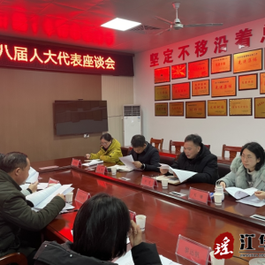 唐震到小圩壮族乡主持召开江华人大代表座谈会