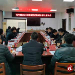 江华码市镇：召开2024年湘商回归和返乡创业座谈会