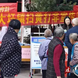 江华大圩镇：开展“扫黄打非”集中宣传活动